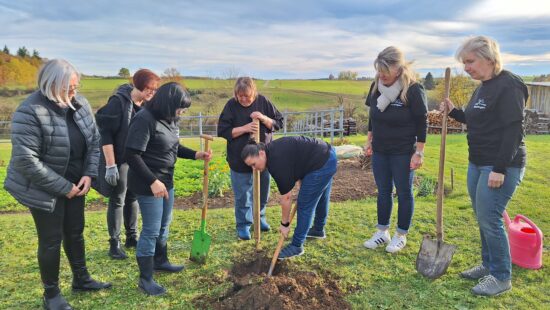 Merklinger LandFrauen meistern Baumpflanz-Challenge