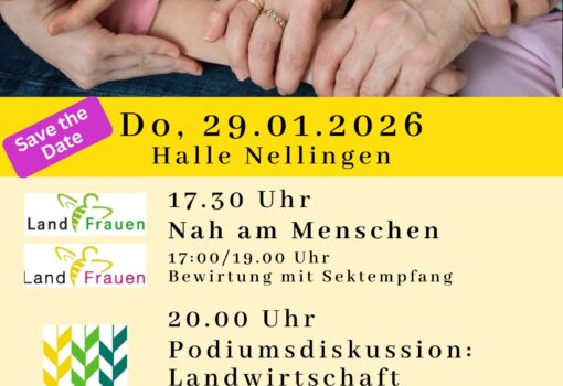 Die drei KreisLandFrauenverbände Ehingen, Blaubeuren und Ulm e.V. und der Kreisbauernverband Ulm/ Ehingen e.V. laden ein zur Podiumsdiskussion zur Landtagswahl 2026