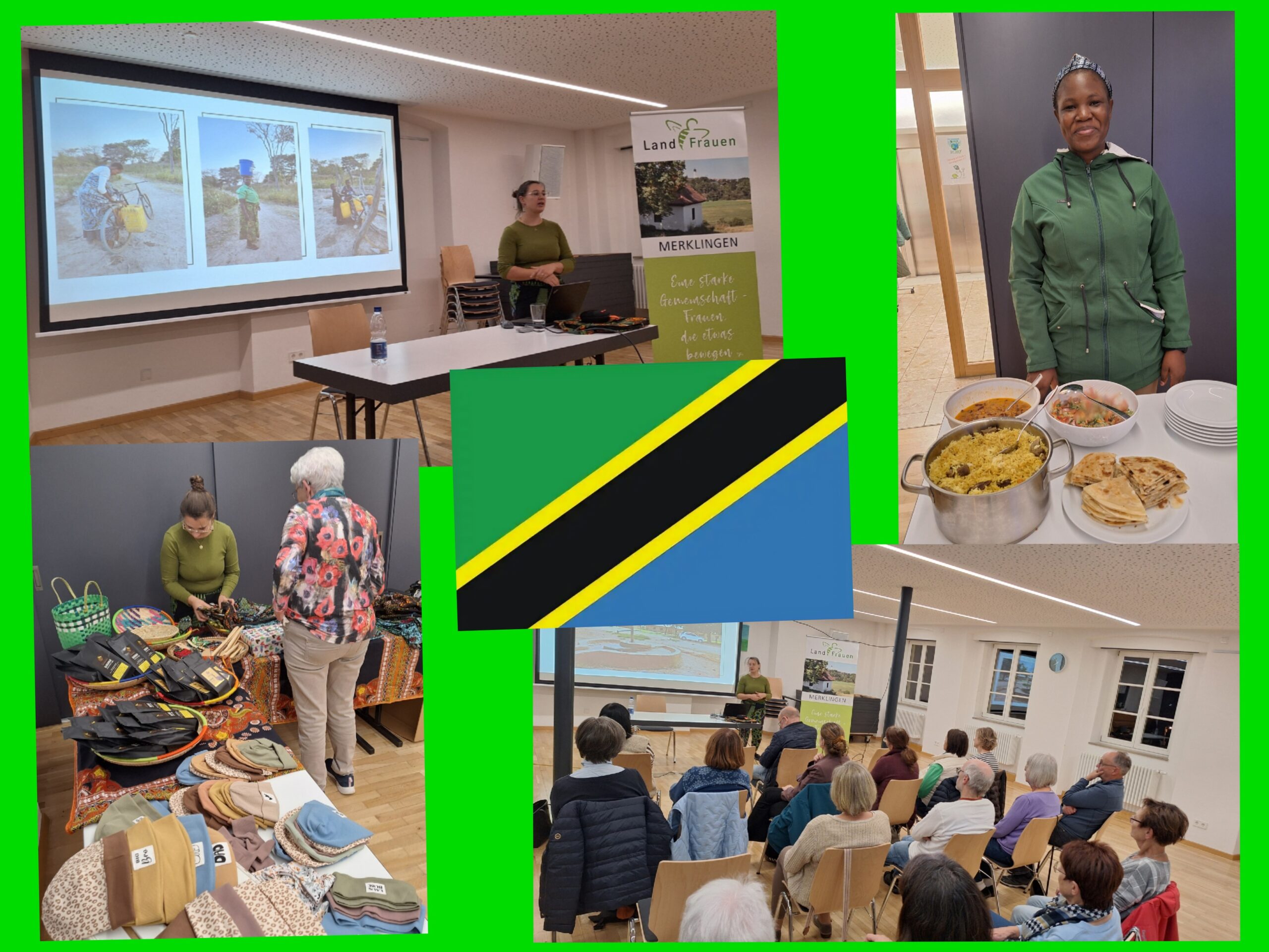 LandFrauen Collage Vortrag Tansania