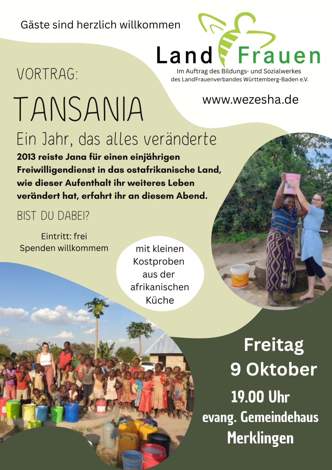 Natur Bauernhof Tiere Kinder Angebot Veranstaltung Foto Flyer Grün Handschrift 2