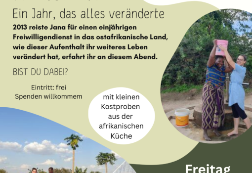 Einladung zur Veranstaltung „Tansania – ein Jahr das alles veränderte“